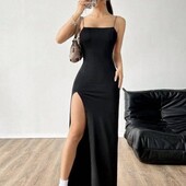 Сукня чорна розмір S 2025 на бретельках