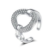 распродажа!!Стильное серебряное изящное кольцо с цирконами.Серебро 925 пр.