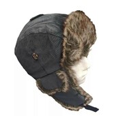 Теплейшая шапка бомбер ушанка размер one size р.8-12 лет