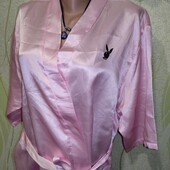 Коротенький шовковий халатик, playboy