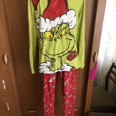 Пижама, комплект, костюм, S-M. dr.seuss. grinch. в ідеалі