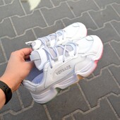 Кросівки текстильні з різнобарвною підошвою