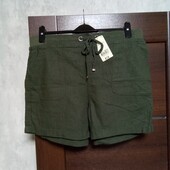 Новые брендовые шорты из льна и вискозы р.L(16).