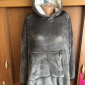 Меховушка, плюшева туника, кофта, худи, 2-3XL. слип, пижама