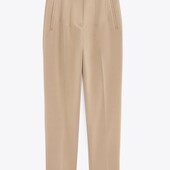 Базові стильні брюки з завищеною посадкою, М