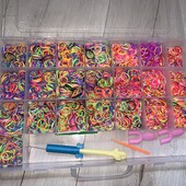 Великий набір.Резинки для плетіння.