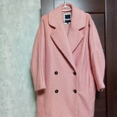 Демисезонное шерстяное пальто р.16-18.