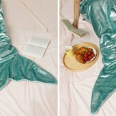 Primark плед хвіст русалки велюр пайетки