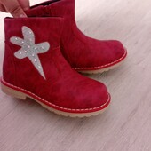 Демісезонні шкіряні напівчобітки полуботки, устілка 18,5, Bi&Ki