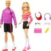 Набір з 2-х ляльок Барбі і Кен на роликах Barbie fashionistas set with 2 fashion dolls оригінал