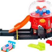 Трек Хот Вілс автомат жуйки Hot Wheels gumball machine car track set, оригінал