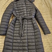 пальто куртка пуховик довгий 42-44 р в чудовому стані, синтепон наповнювач