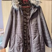 Куртка з хутряною підкладкою. Розмір xl