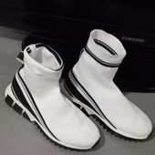 Женские дышащие стречевые кроссовки носок неопрен.