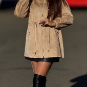 Стильная лёгкая шубка р 42-46. Весна, осень