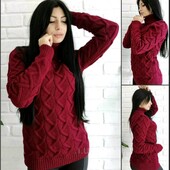 Женский вязаный свитер разные цвета новинки сезона