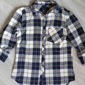 Atmosphere брендовая женская теплая фланелевая рубашка размер XS Sевро 34/36