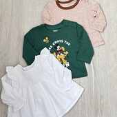 Primark.Набір регланів для дівчинки 68 см (3-6 місяців)