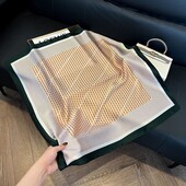 Платок стильный трендовый Искусственный шелк 70*70 см арт 34