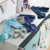 ♕Лот 1 шт♕ Чудові дитячі колготки з органічної бавовни Tchibo(Німеччина) розмір 74-80, синій