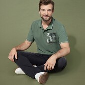 Футболка поло із бавовняного піке від бренду Livergy L 52/54