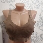 Новий! Топ бюстгальтер без кісточок ХХL Заміри в описі!