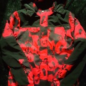 Куртка двостороння,чорна панди+просто чорна.унісекс.