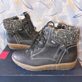 Кожаные термо-ботинки с мембраной (R-Tex)р.р.37(4-4/5) стелька 23.5 см.в хорошем состоянии.Оригинал!