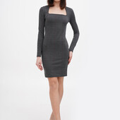 Сіра кежуал сукня Terranova в клітинку Xs