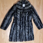 Вінтажна шуба Jasper Conran з високоякісного штучного хутра під шиншилу р.12/40(на S/M).
