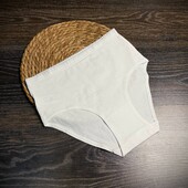 Арт.1324 жіночі трусики білі котонові висока посадка від c&a розмір L.