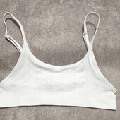 Шикарный топик, для девочки подростка, р 2XS, Primark , рубчик