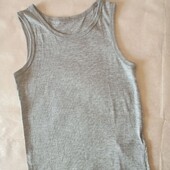 Майка для хлопчика Primark 9-10 сірого кольору. 6762