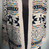 CH Кофта- накидка с принтом