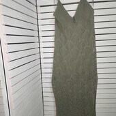 Stradivarius S стильна сукня як в'язана, ажурна