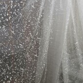 Шикарнейшая тюль 5м жаккард мрамор