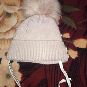 шапка для девочки зимняя 