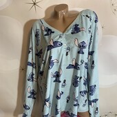 Велюровая пижамная кофта размер 3ХЛ/4хл