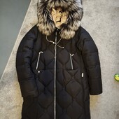 Супер класний пуховик,хутро чорнобурка!! Шок ціна!! Шок ціна!!