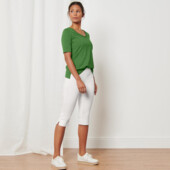 ♕ Стильні еластичні штани довжиною 3/4 від Tchibo (Німеччина) розмір наш 44-46(38 євро)