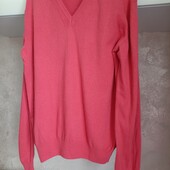 Oro Cashmere пуловер у лососевому кольорі кашемір та шовк