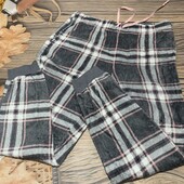 Плюшевые пижамные штаны размер м/л