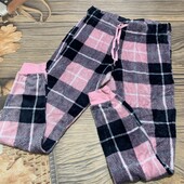 Плюшевые пижамные штаны размер с/м