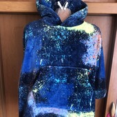 Меховушка, плюшева туника, кофта, худи, S-M. 158-164. Matalan. в ідеалі