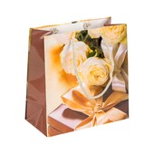 Пакет кольоровий 16х16х7 см