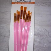 Набір пензлів для малювання. 10 шт