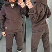 Костюм бомба! В наявності! Двосторонній фліс Pollar. Мокко, s m,l