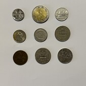 Монети різних країн, всі одним лотом
