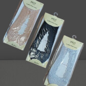 Сліди шкарпетки котон+мереживо 5 пар.