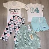 В ідеалі як нові,речі на 3-6місяців.